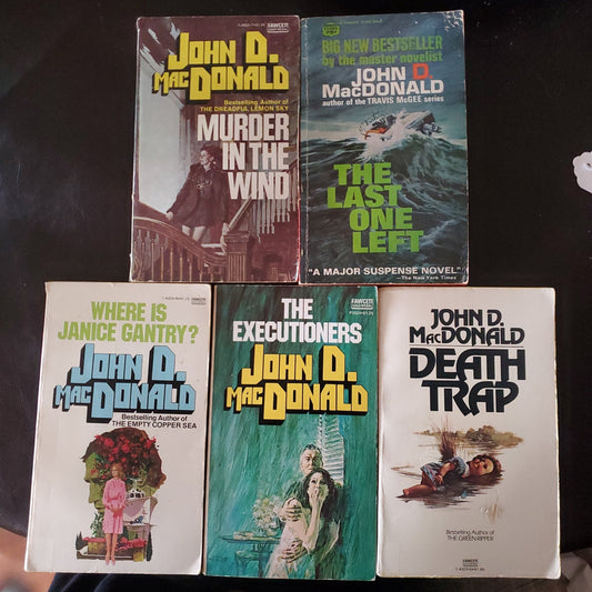 5 book John D. MacDonald Bundle - [ash-ling] Booksellers