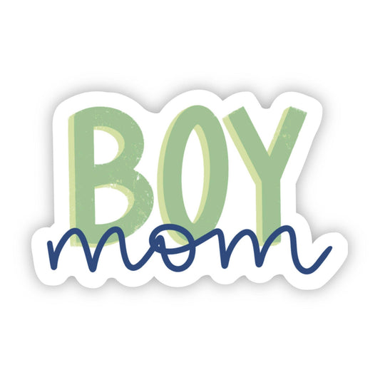 Boy Mom Green & Blue Sticker - [ash-ling] Booksellers