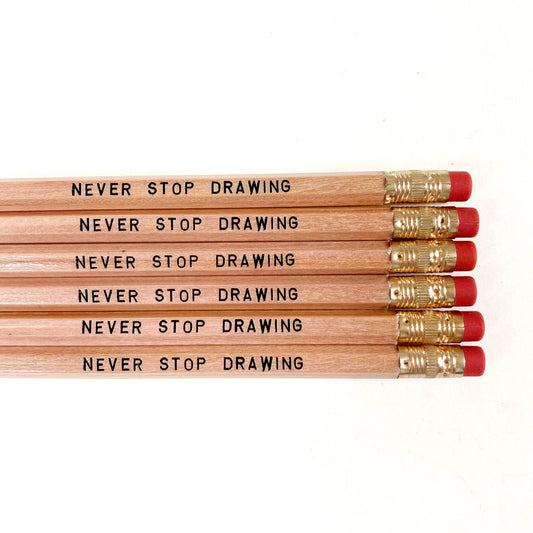 Never Stop Drawing Pencils - [ash-ling] Booksellers