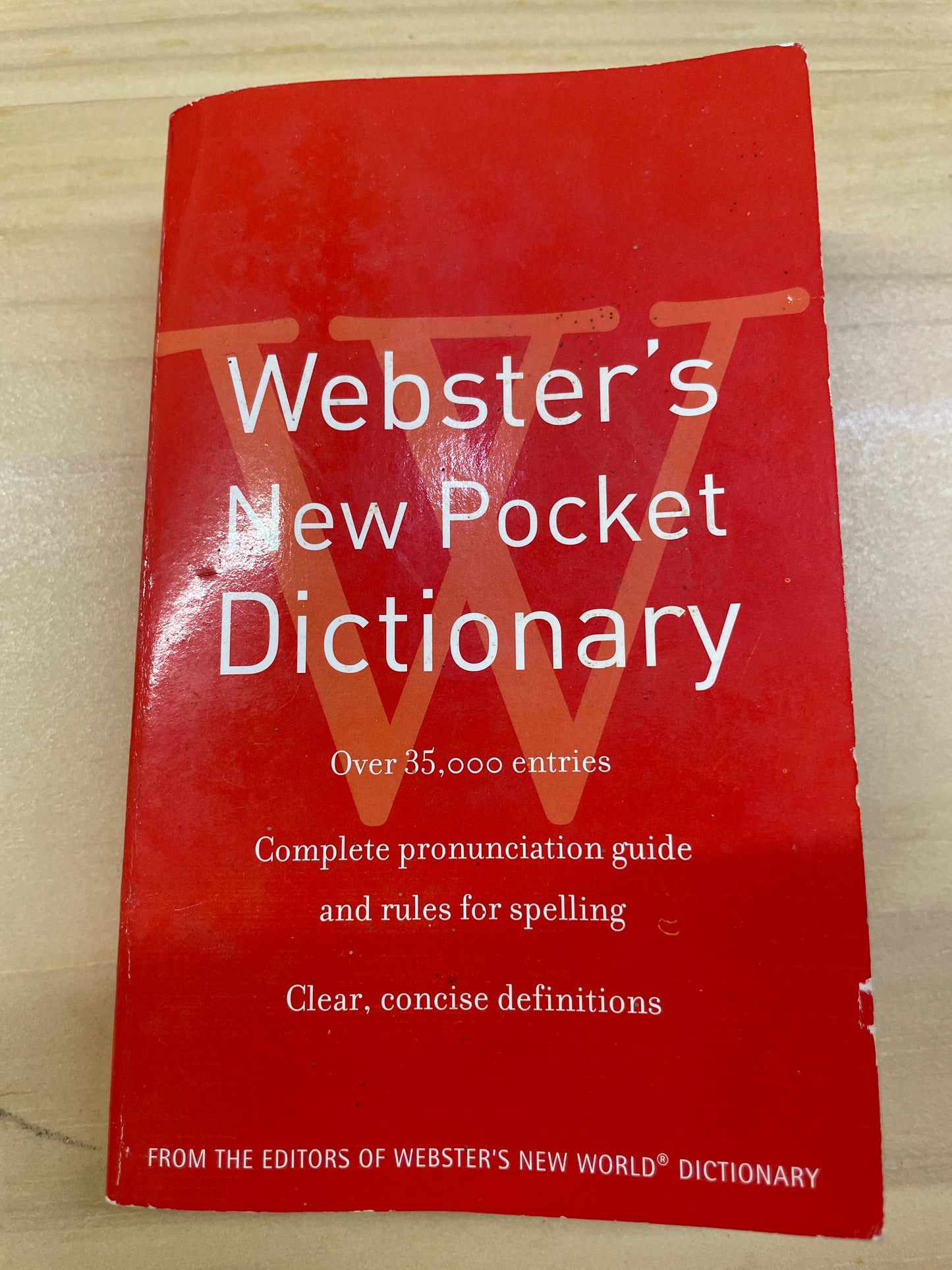 Webster’s New Pocket Distionary