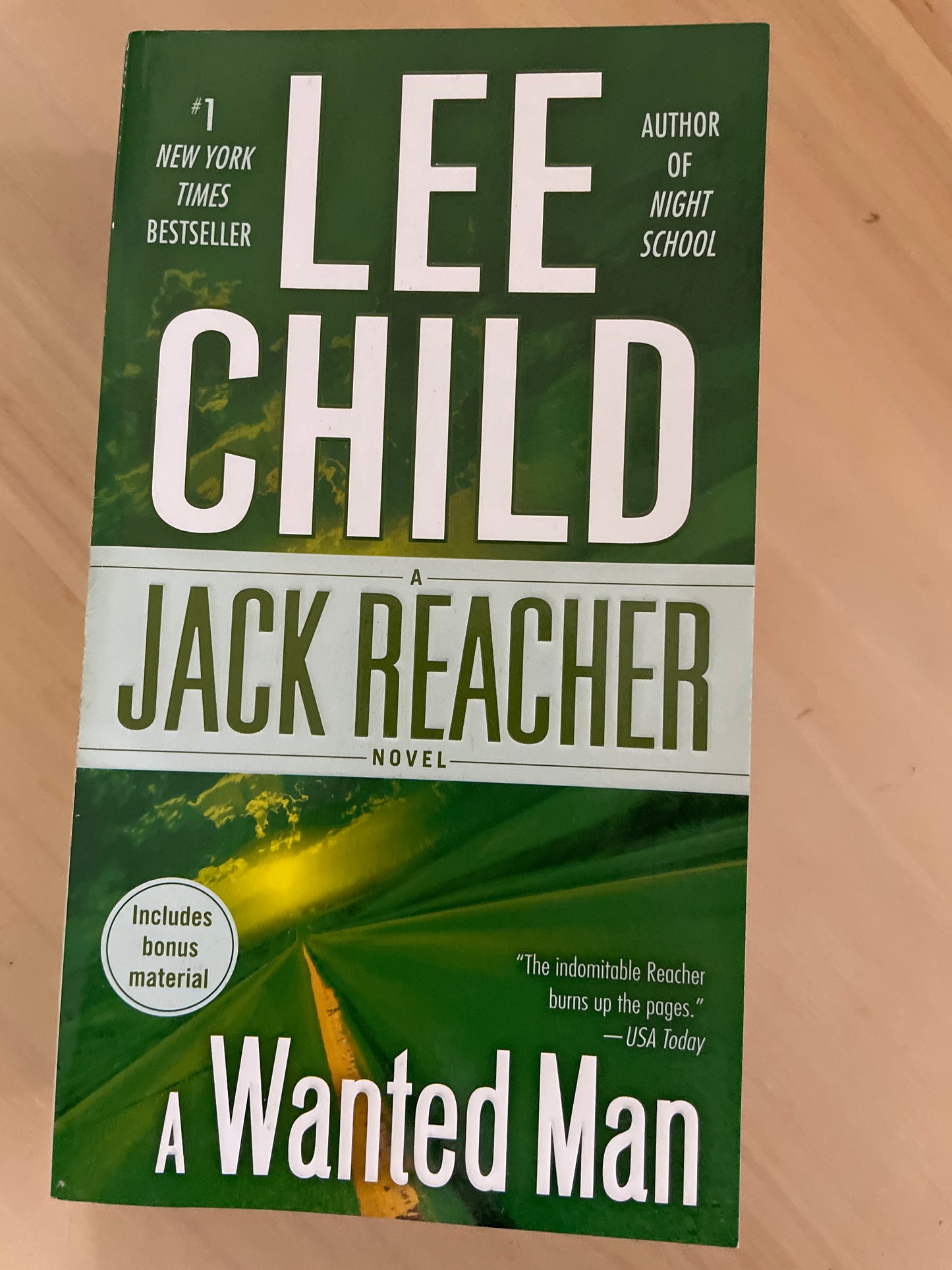 A Wanted Man: a Jack Reacher novel