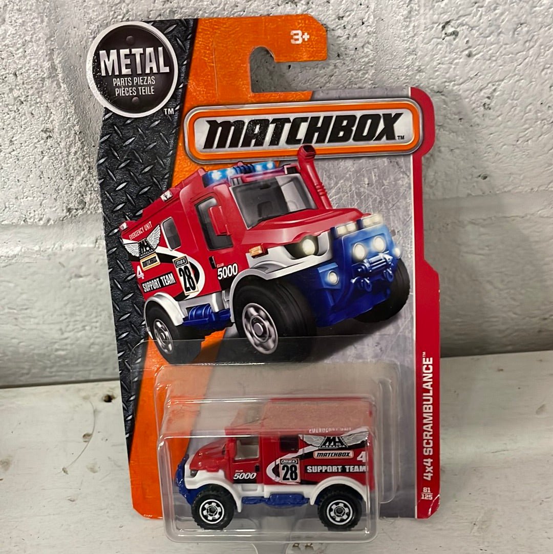 4x4 Scrambulance - Matchbox - [ash-ling] Booksellers