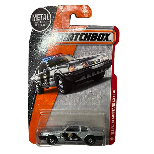 '93 Ford Mustang LX SSP Police - Matchbox - [ash-ling] Booksellers