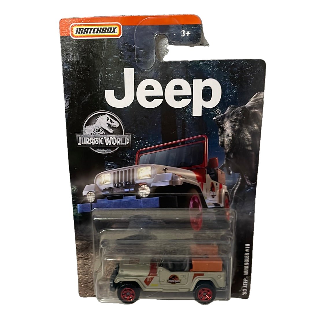 '93 Jeep Wrangler #10 Jurassic World - Matchbox - [ash-ling] Booksellers