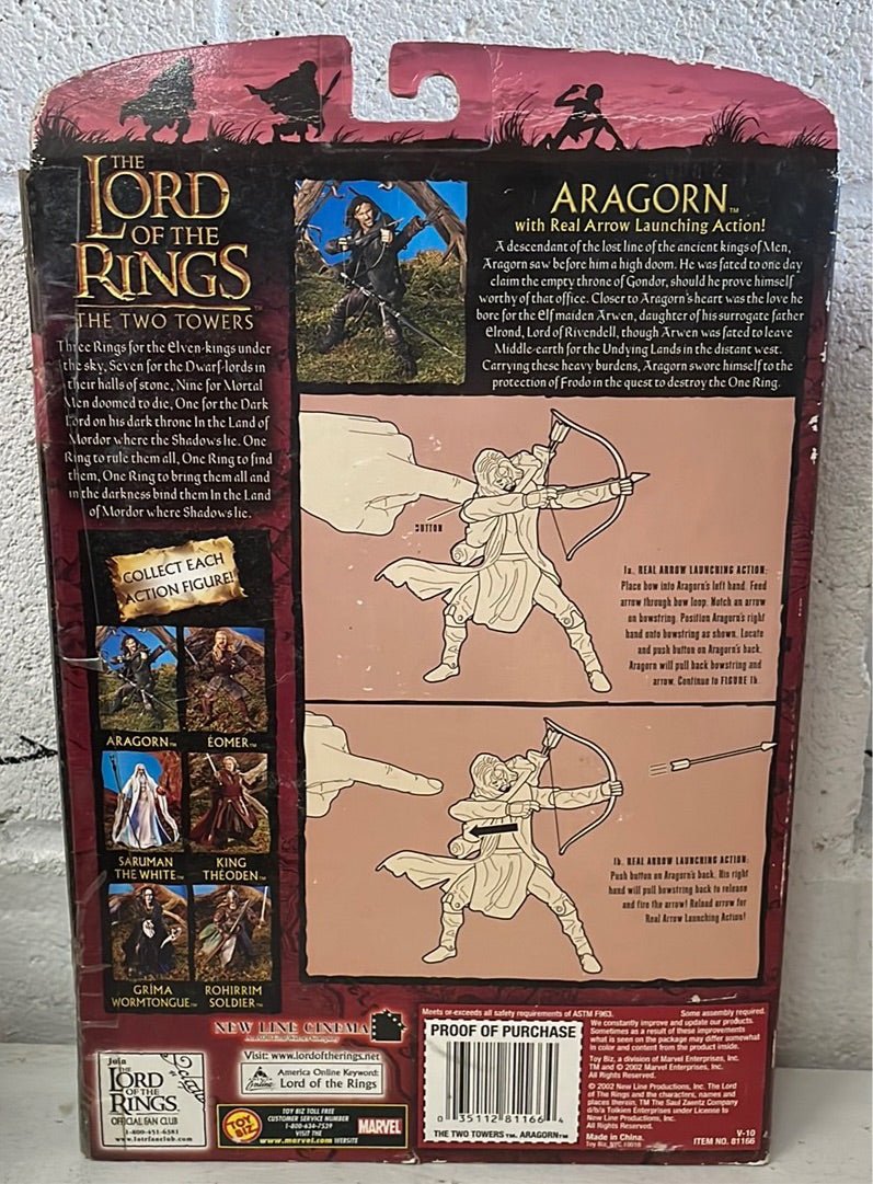 Aragorn Action Figure - The Lord of the Rings: The Two Towers - [ash-ling] Booksellers