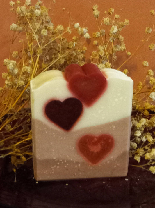 Cascading Heart Luxury Bath Soap - [ash-ling] Booksellers