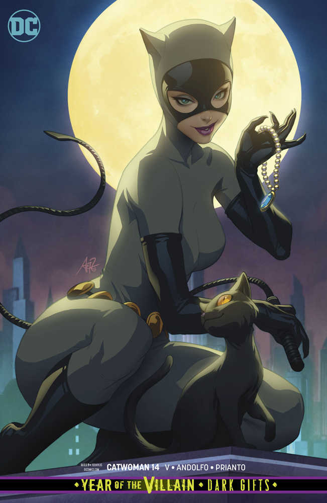 Catwoman #14 Card Stock Variant Edition Yotv Dark Gifts - [ash-ling] Booksellers