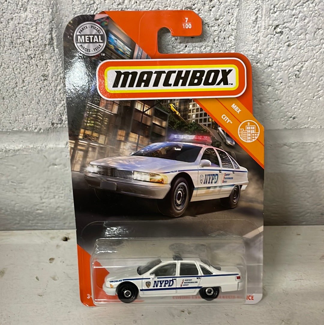 Chevy Caprice Classic Police - Matchbox - [ash-ling] Booksellers