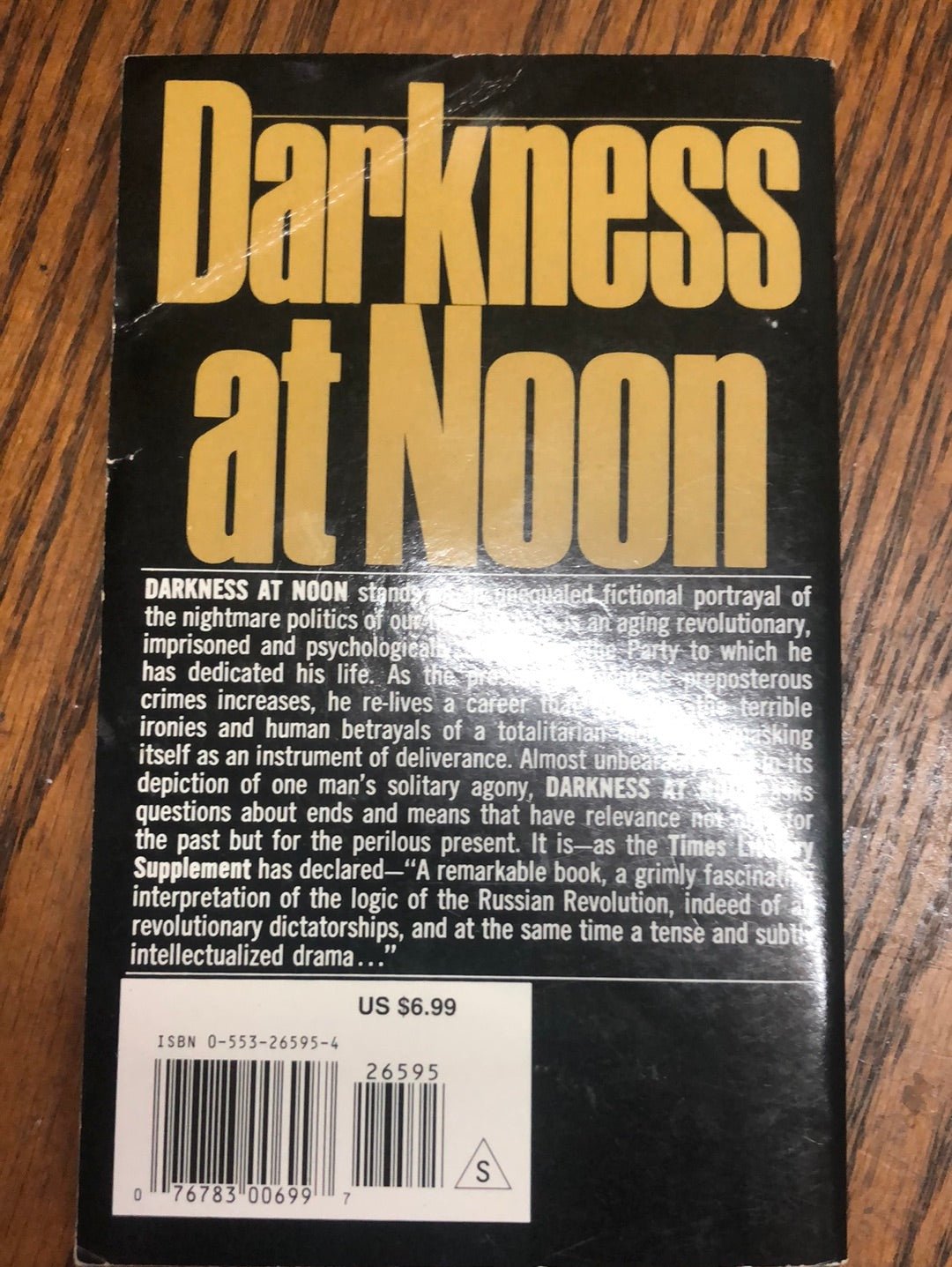 Darkness at Noon - [ash-ling] Booksellers