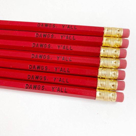 Dawgs Y'all Pencils - [ash-ling] Booksellers