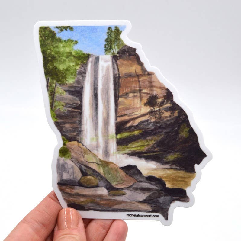 Georgia Toccoa Falls State Sticker - [ash-ling] Booksellers