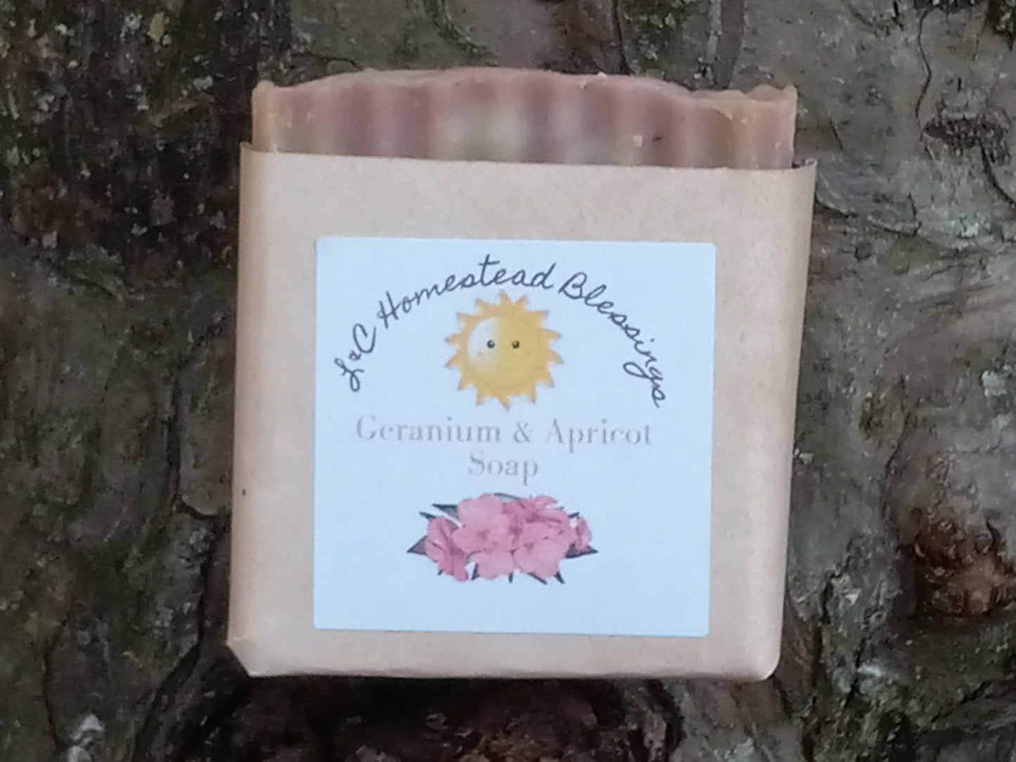 Geranium & Apricot Soap - [ash-ling] Booksellers