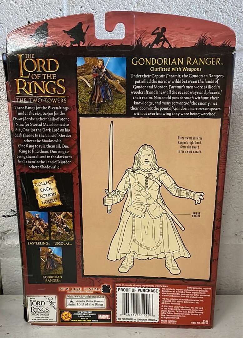 Gondorian Ranger Action Figure - The Lord of the Rings: The Two Towers - [ash-ling] Booksellers