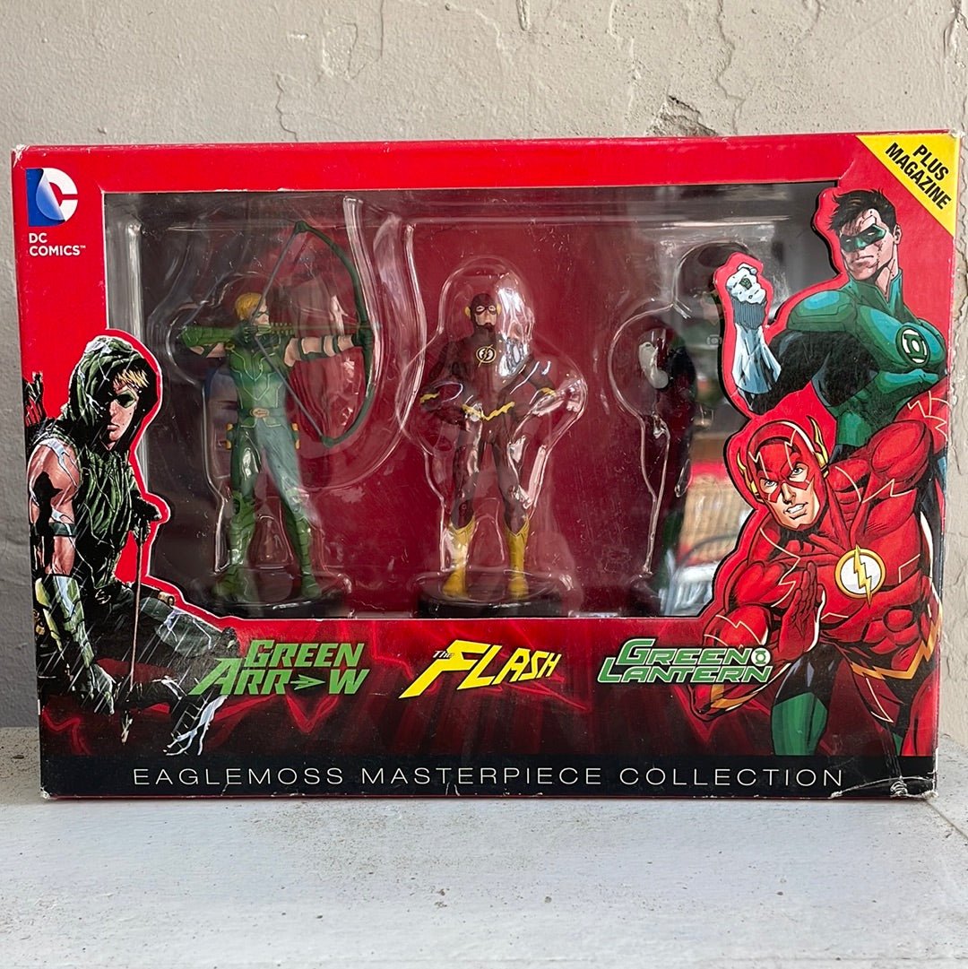 Green Arrow/Flash/Green Lantern Figurine Set - [ash-ling] Booksellers