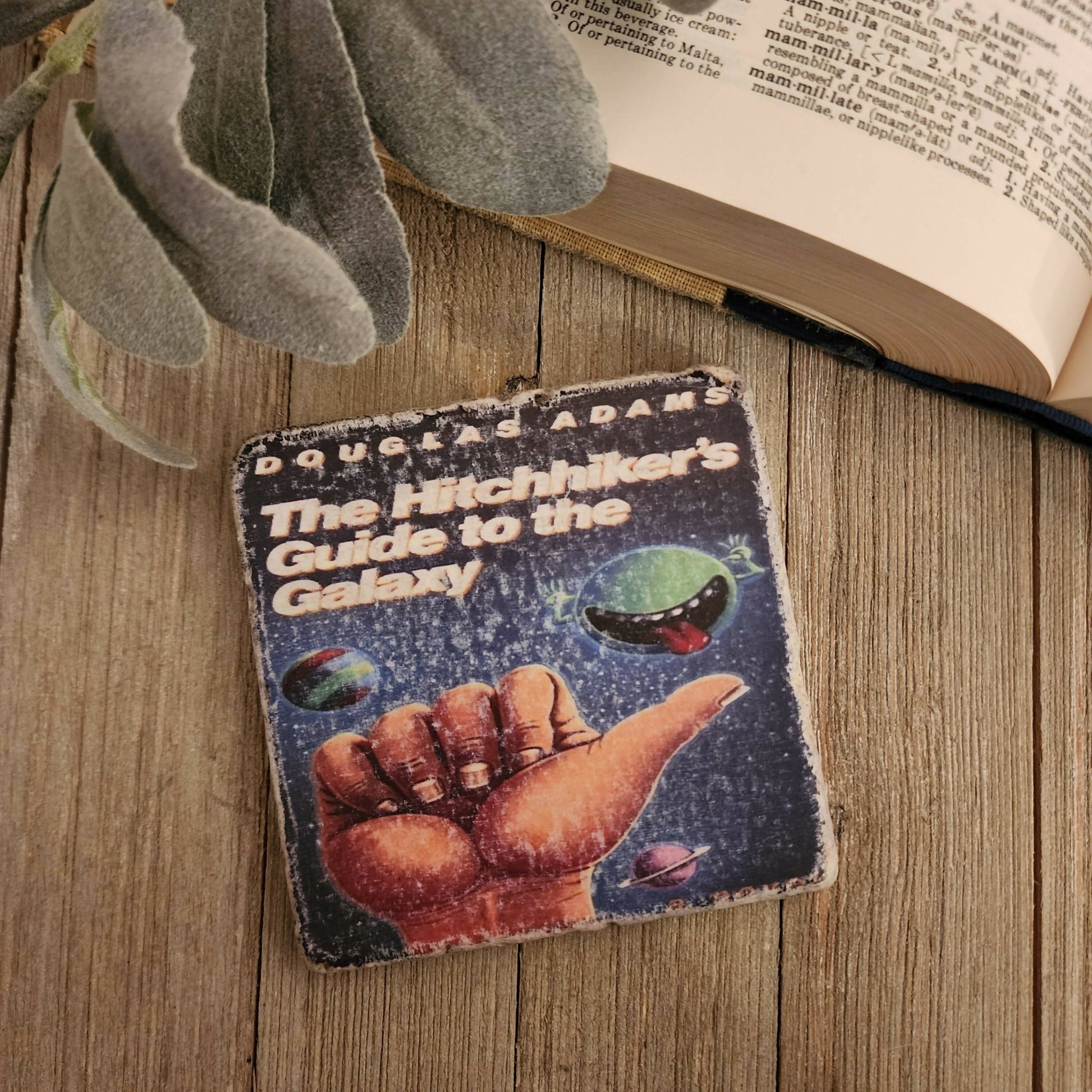 Hitchhiker's Guide Coaster - [ash-ling] Booksellers