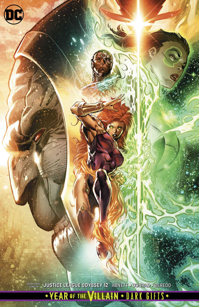 Justice League Odyssey #12 Card Stock Variant Edition Yotv Dark Gifts - [ash-ling] Booksellers