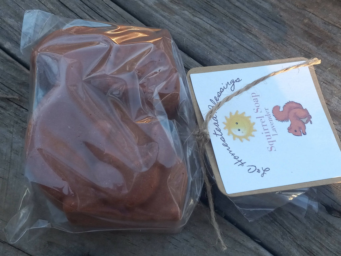 Lavender Squirrel Soap - [ash-ling] Booksellers