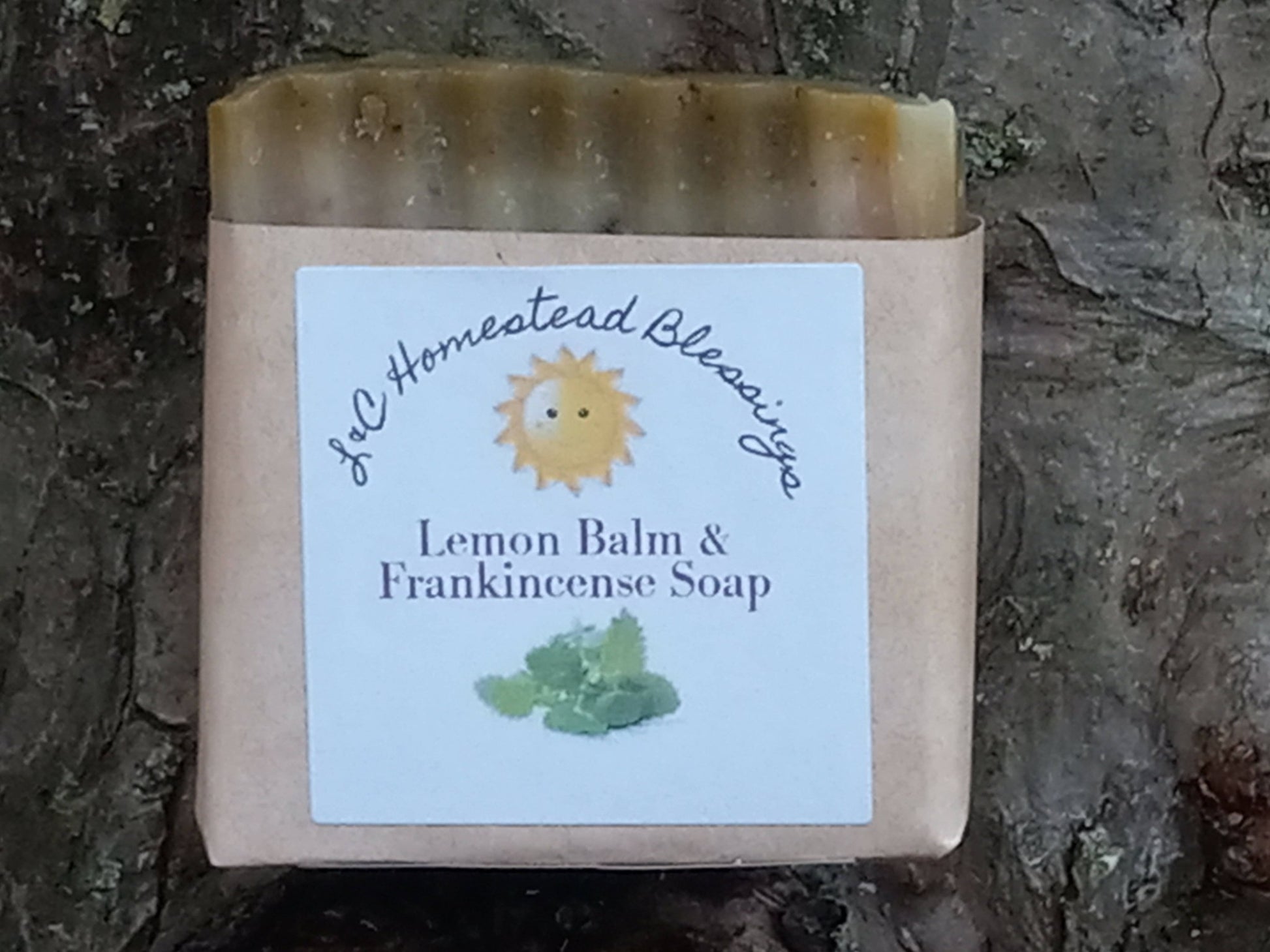 Lemon Balm & Frankincense Soap - [ash-ling] Booksellers