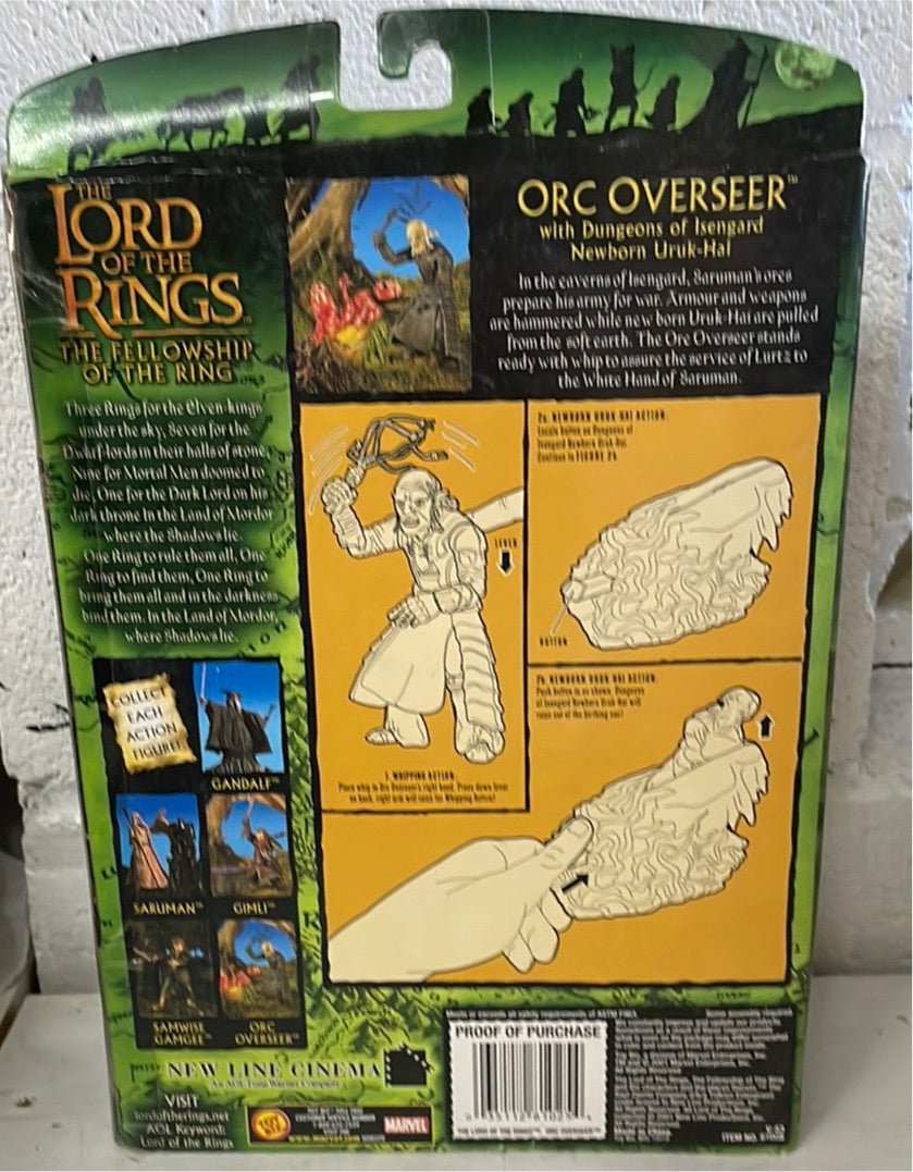 Orc Overseer Action Figure - The Lord of the Rings: The Fellowship of the Ring - [ash-ling] Booksellers