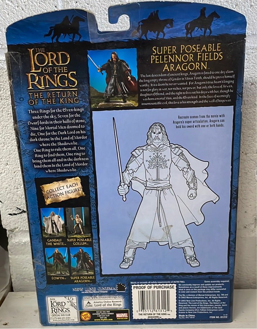 Pelennor Fields Aragorn Action Figure - The Lord of the Rings: The Return of the King - [ash-ling] Booksellers