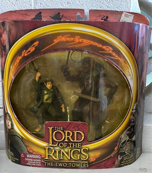 Pippin and Ugluk Action Figures - The Lord of the Rings: The Two Towers - [ash-ling] Booksellers