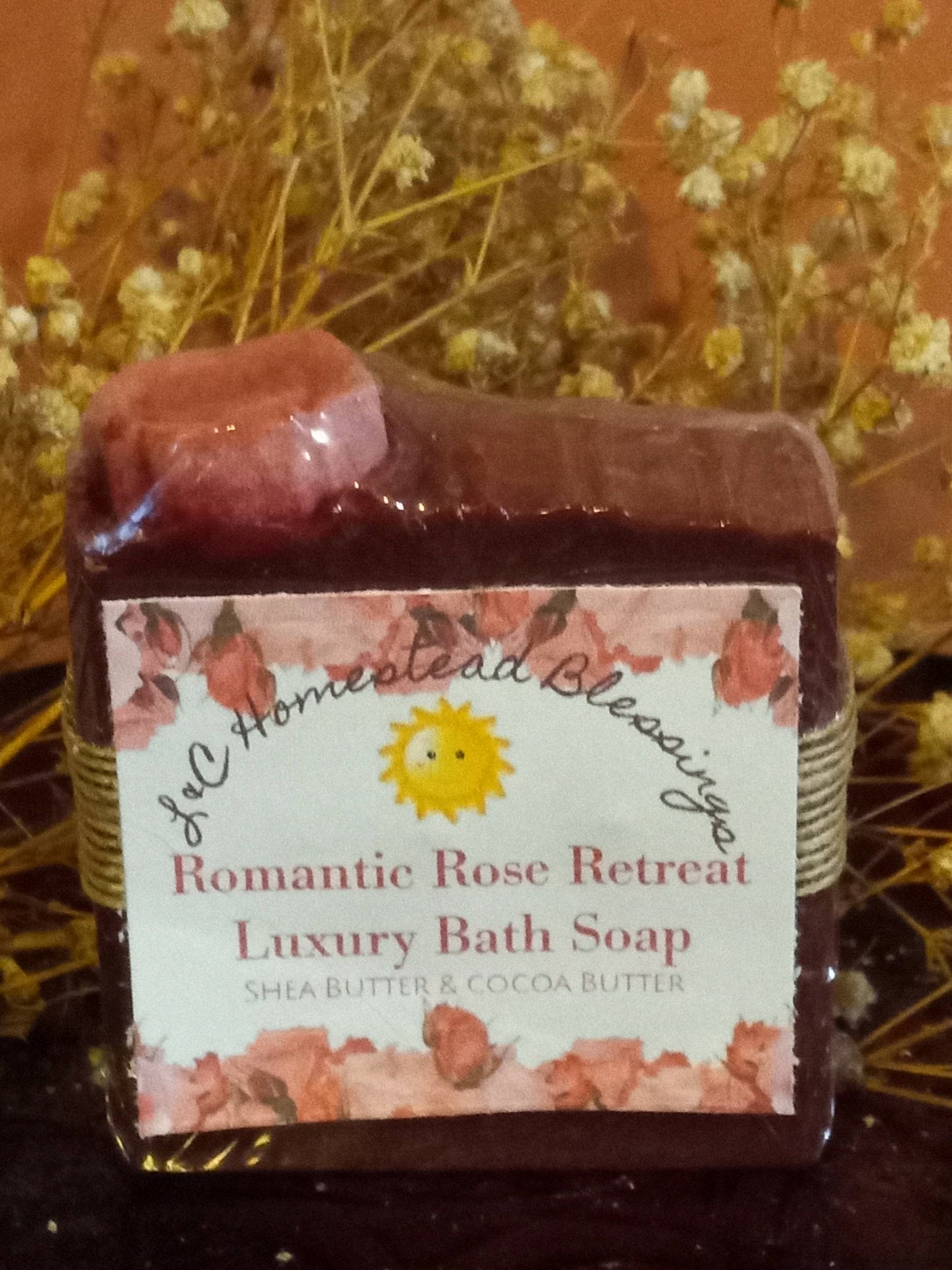 Romantic Rose Retreat Luxury Bath Soap - [ash-ling] Booksellers