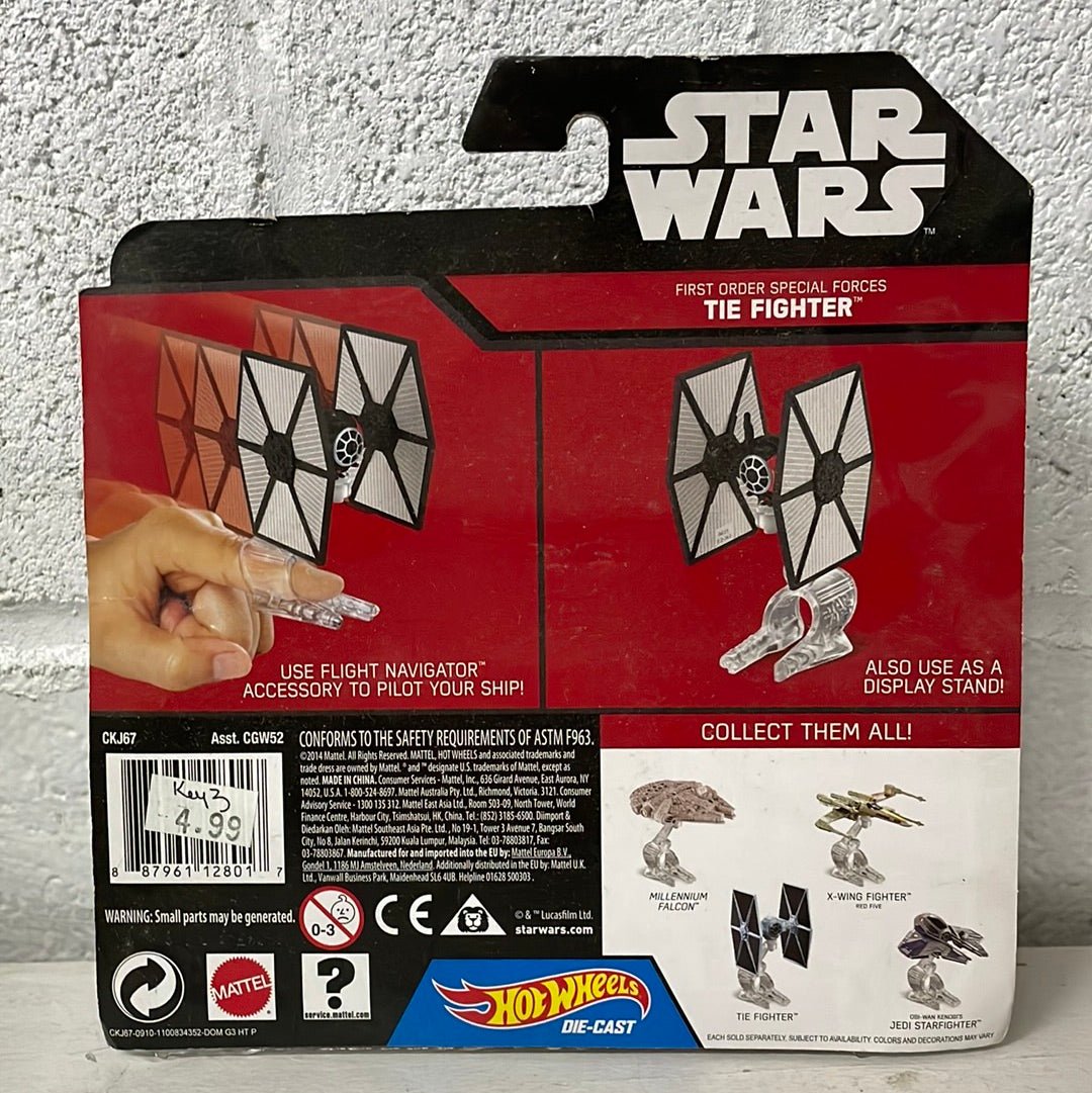 Star Wars First Order Special Forces Tie Fighter - Hot Wheels - [ash-ling] Booksellers