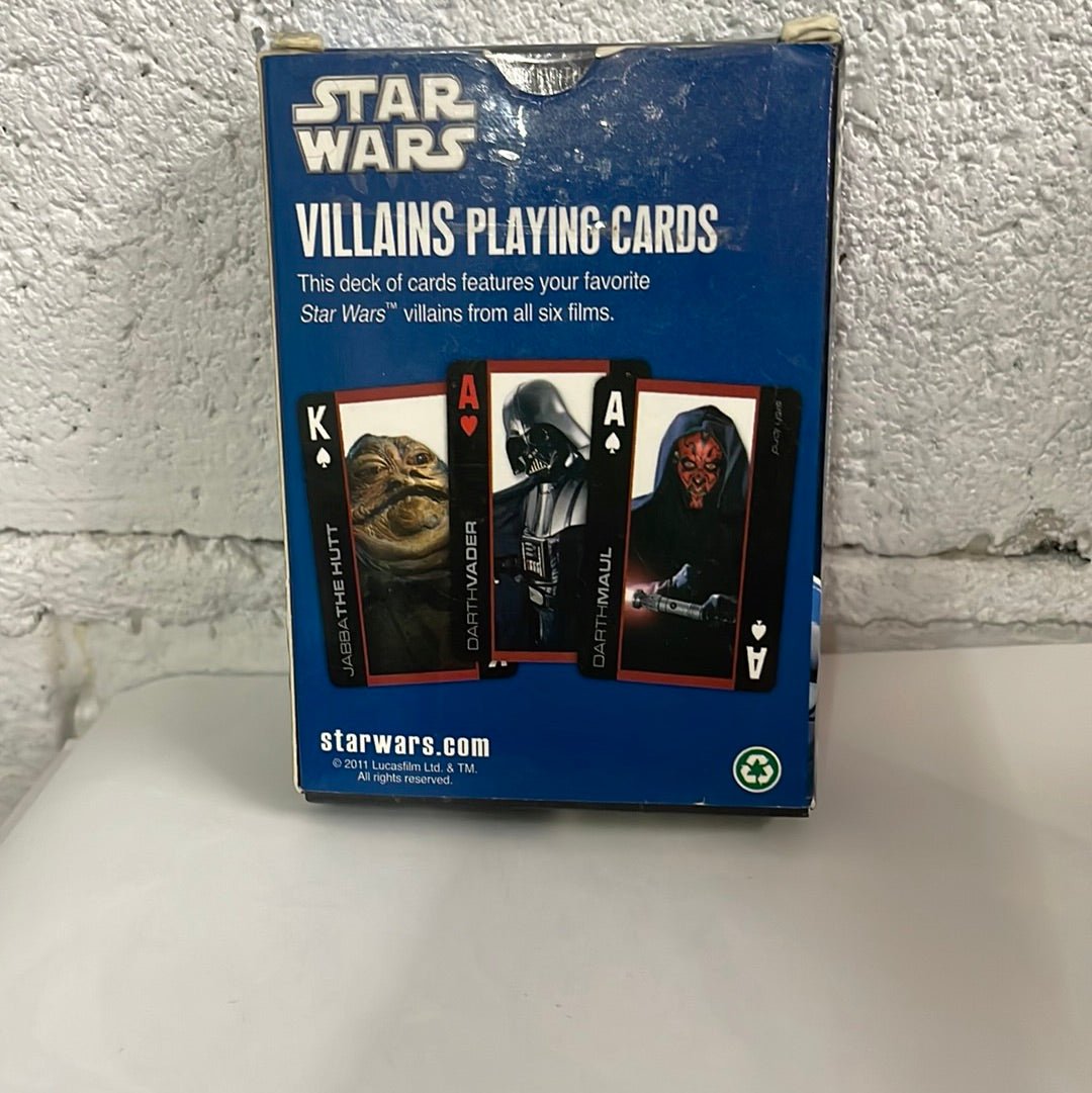 Star Wars Villains Playing Cards - [ash-ling] Booksellers