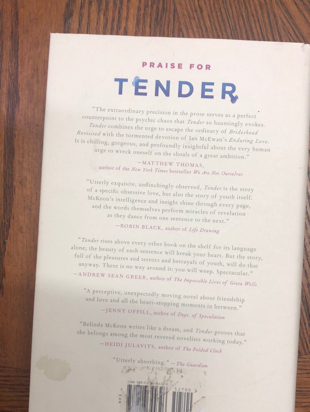 Tender - [ash-ling] Booksellers