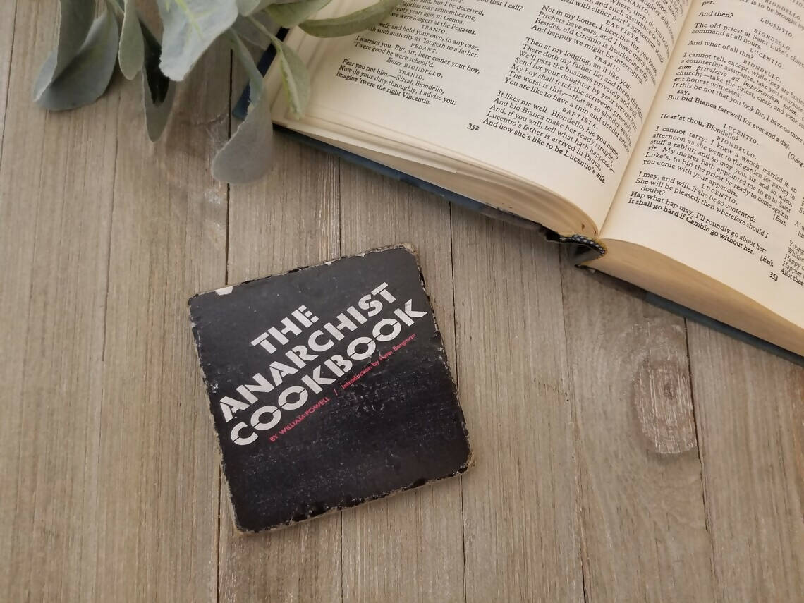 The Anarchist Cookbook Coaster - [ash-ling] Booksellers