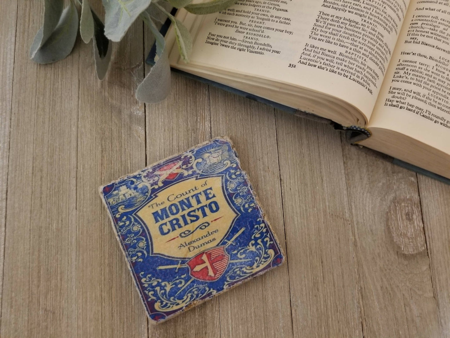 The Count Of Monte Cristo Coaster - [ash-ling] Booksellers
