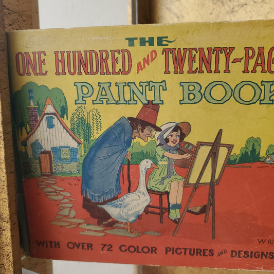 The One Hundred and Twenty-Page Paint Book - [ash-ling] Booksellers