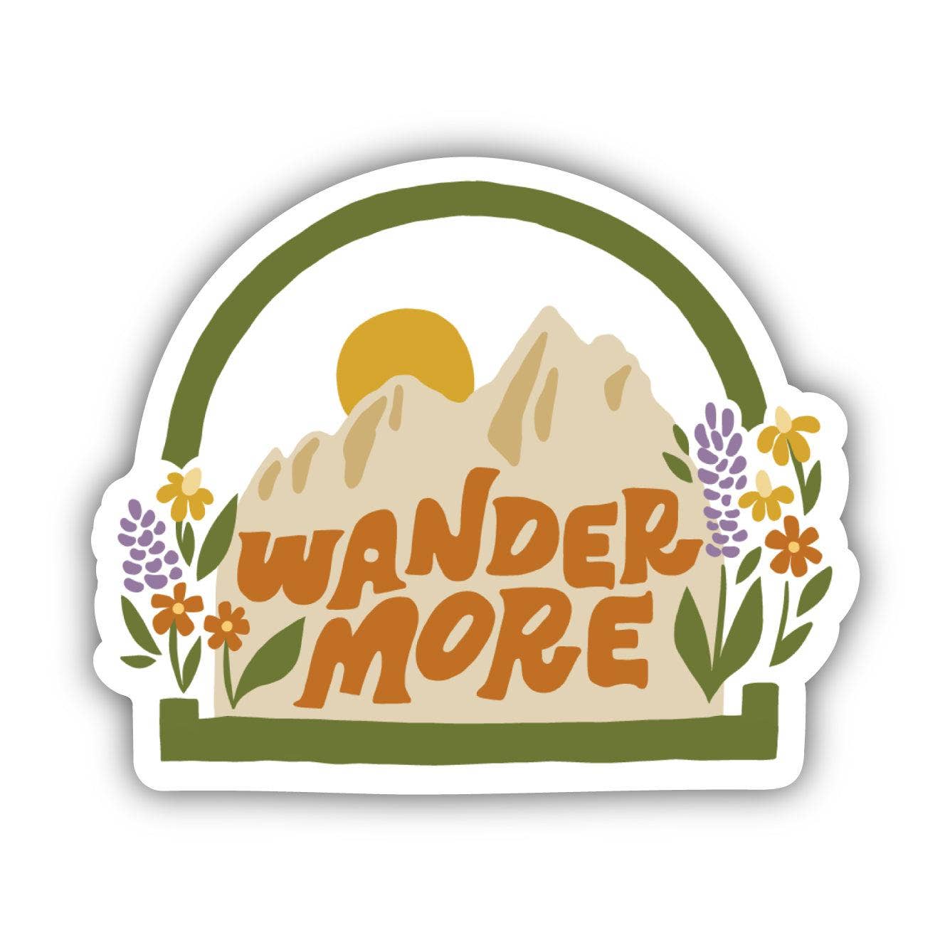 Wander More Nature Sticker - [ash-ling] Booksellers