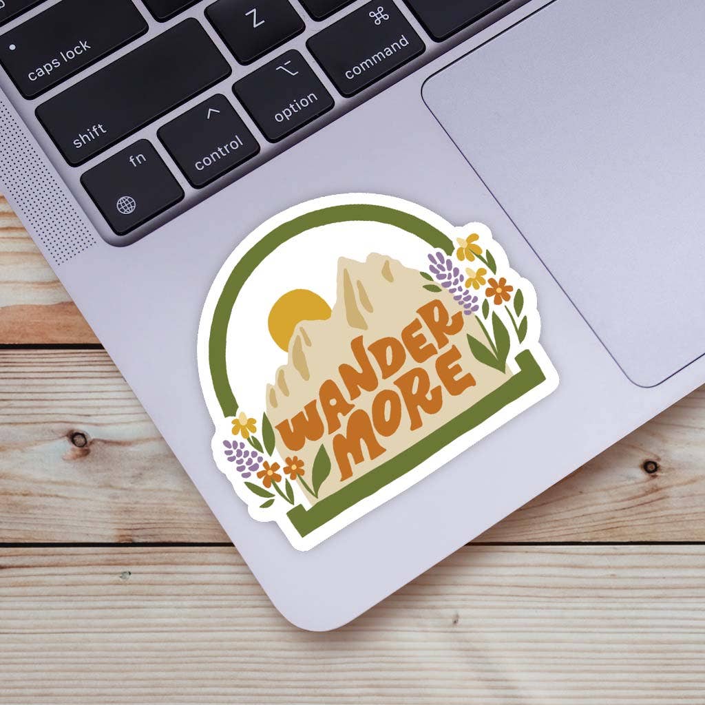 Wander More Nature Sticker - [ash-ling] Booksellers