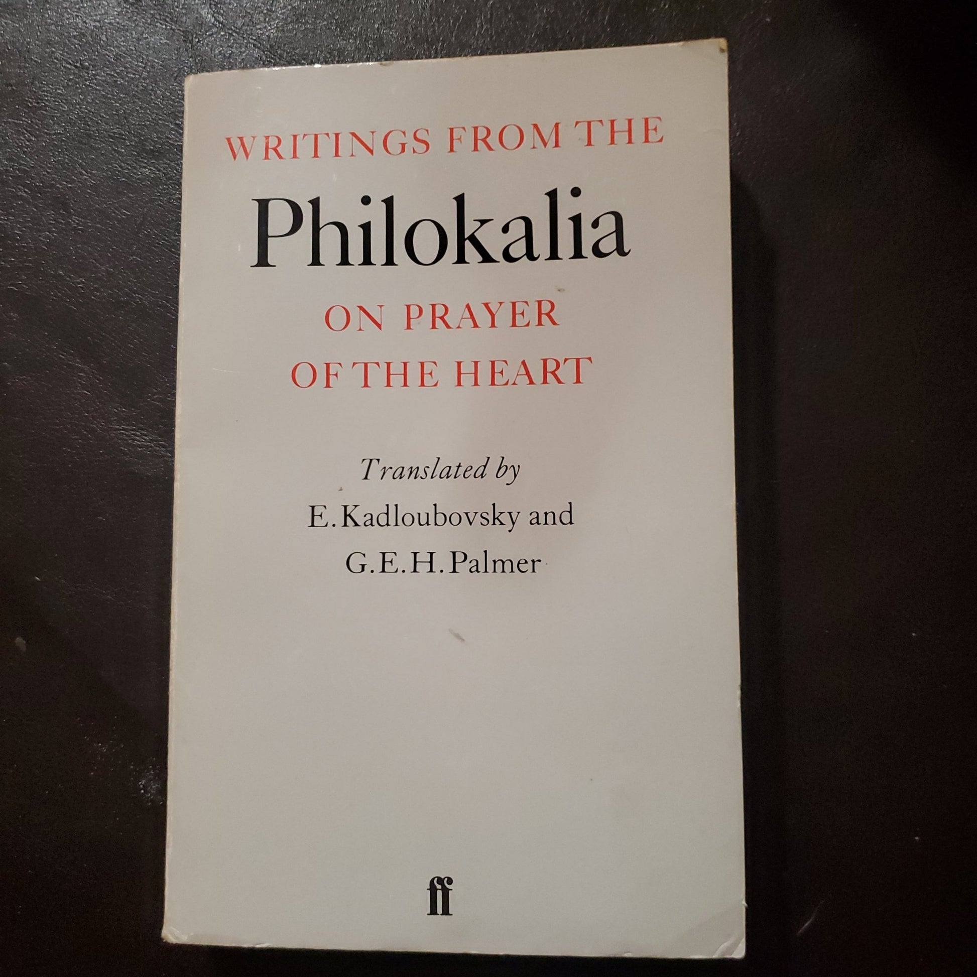 Writings from the Philokalia on Prayer of the Heart - [ash-ling] Booksellers