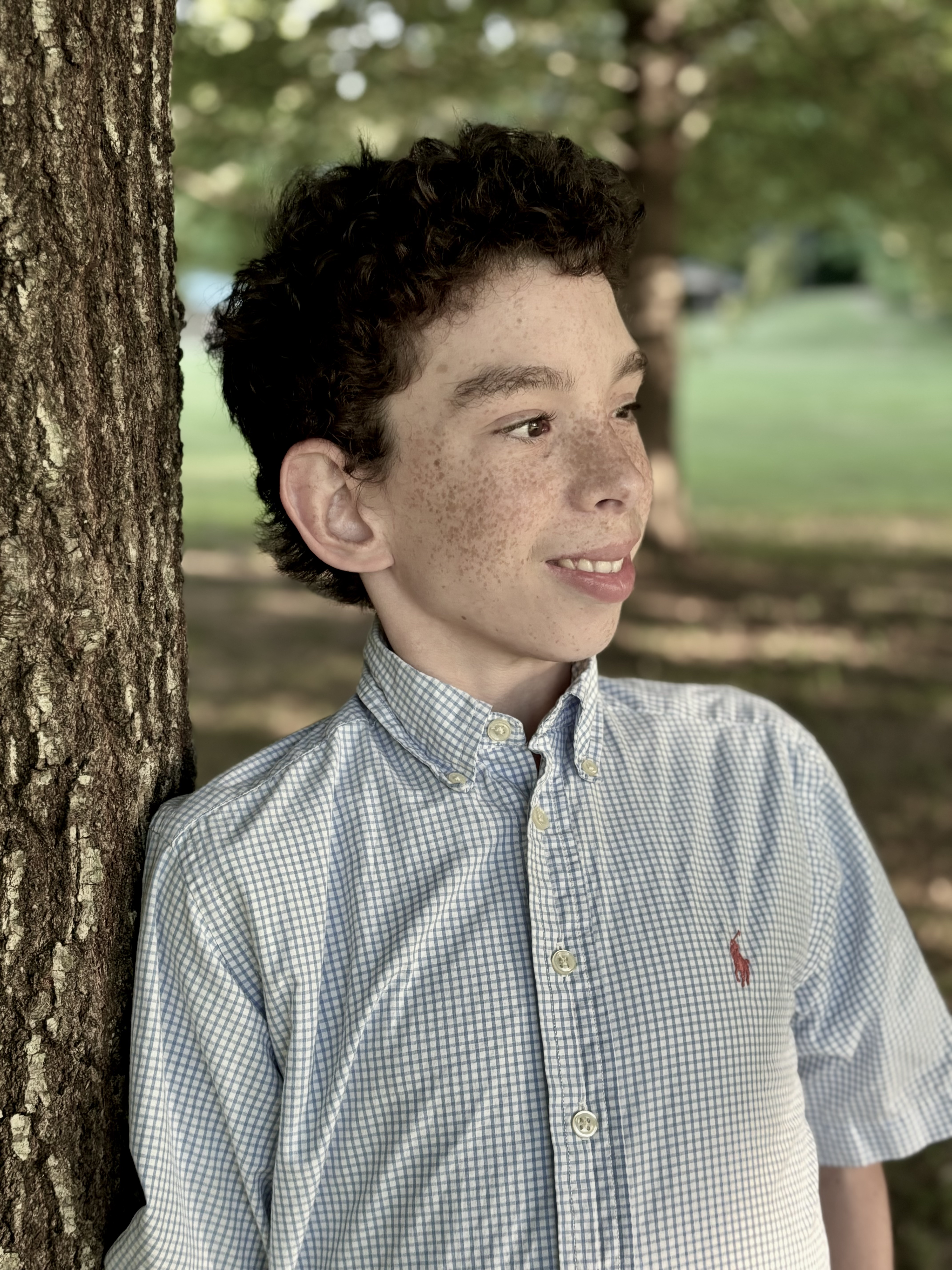 Seanan in the field