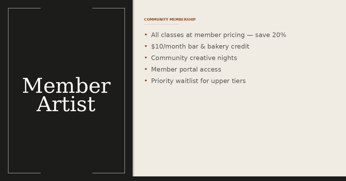 Member Artist Membership