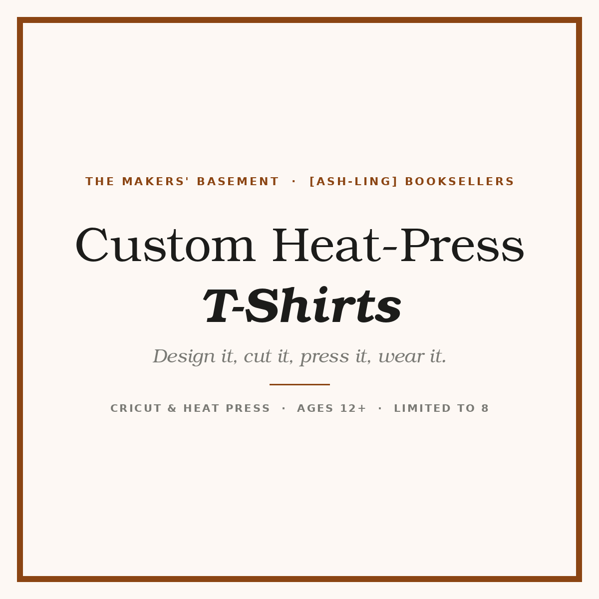 Custom Heat-Press T-Shirts
