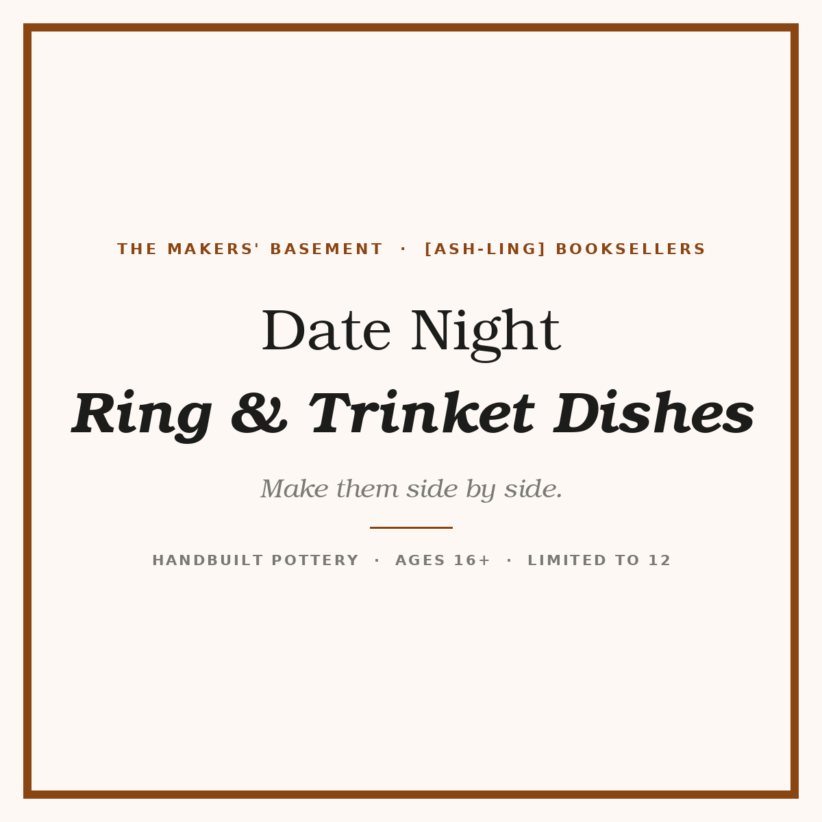 Date Night: Ring & Trinket Dishes