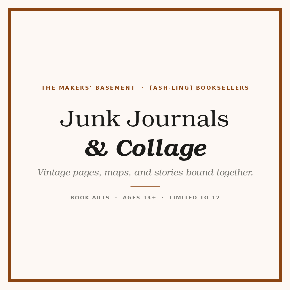Junk Journals & Collage