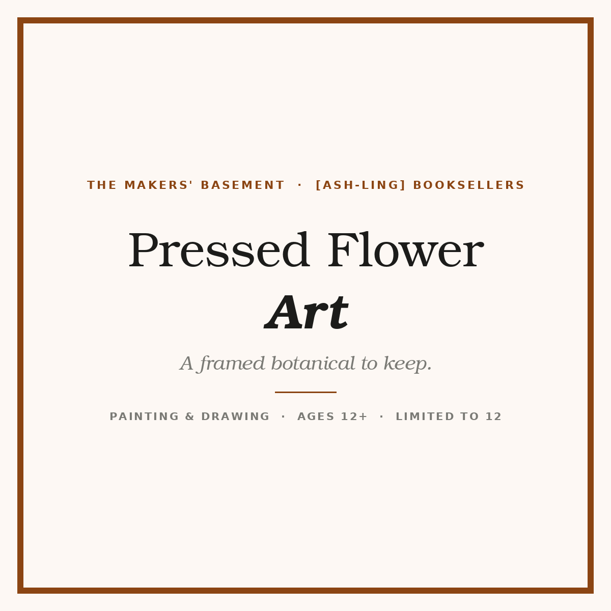 Pressed Flower Art